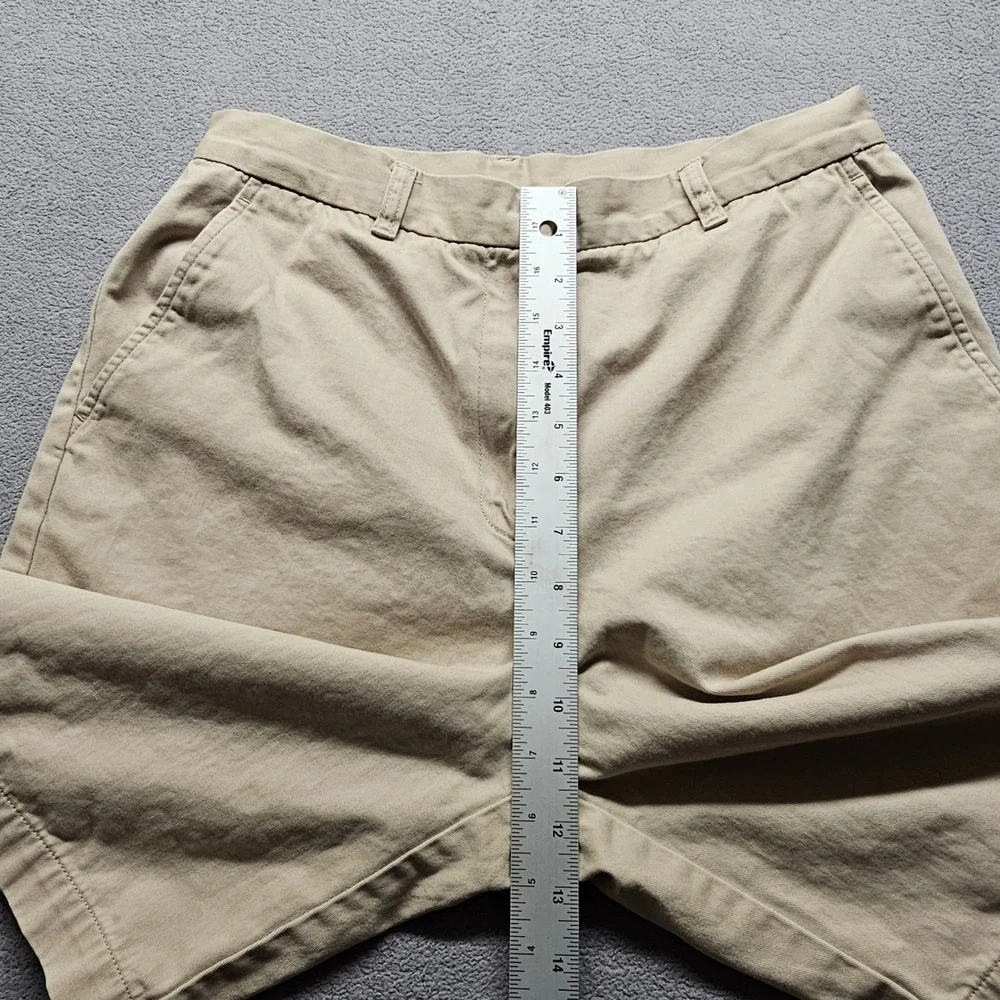 Lauren Ralph Lauren Chino Shorts Womens 10 Khaki Tan Cotton Preppy Classic Twill